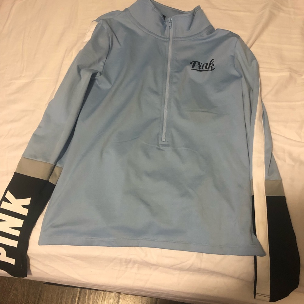 Pink half zip